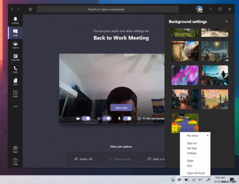How to (unofficially) set your own custom background image in Microsoft Teams [Updated, now officially possible]