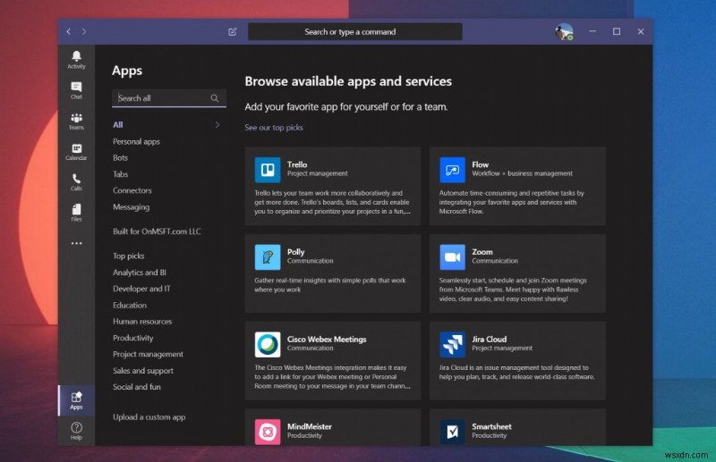 Bots, analytics, project management, and lots more: How to add apps to Microsoft Teams