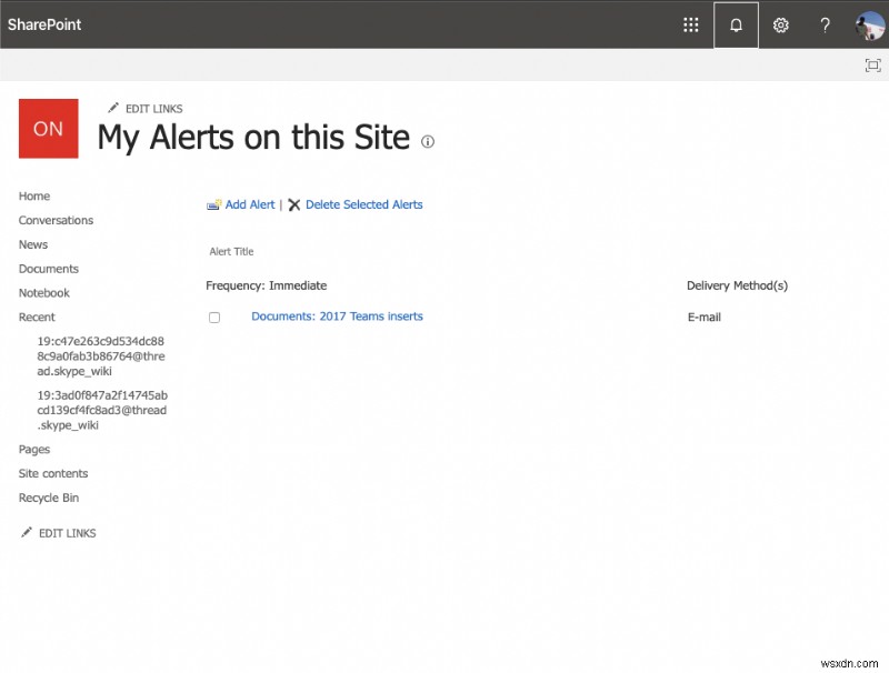 Heres how to get alerts when someone changes your files in SharePoint Online