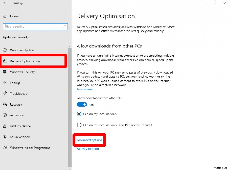 How to set a Windows Update bandwidth cap