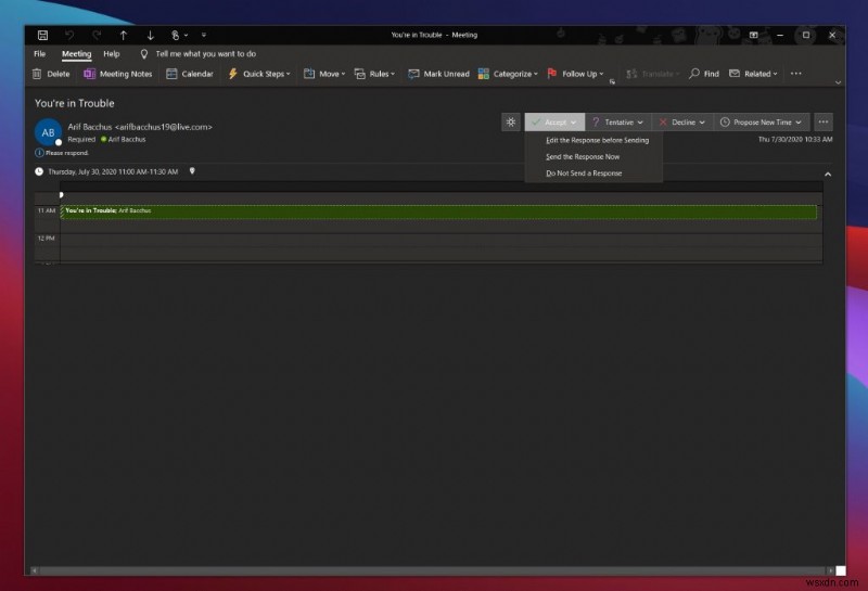 How to manage meetings in Outlook