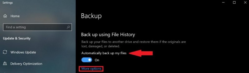 How to use File History to make a secure backup on Windows 10