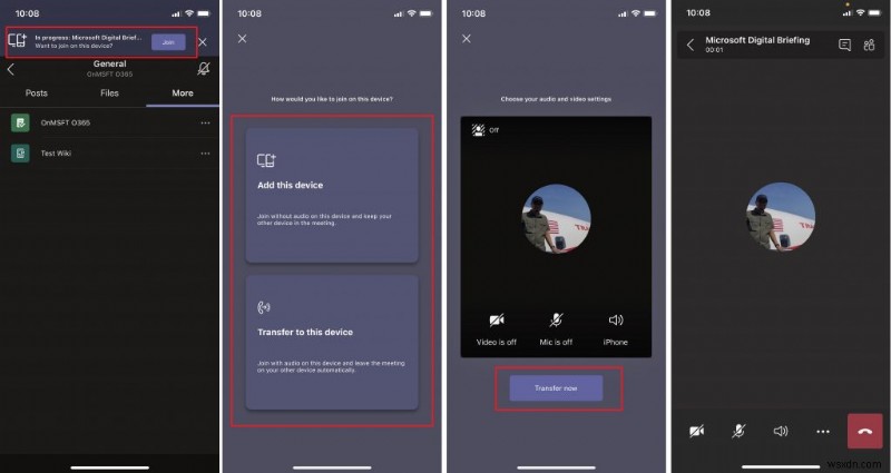 How to join meetings across PC and mobile in Microsoft Teams