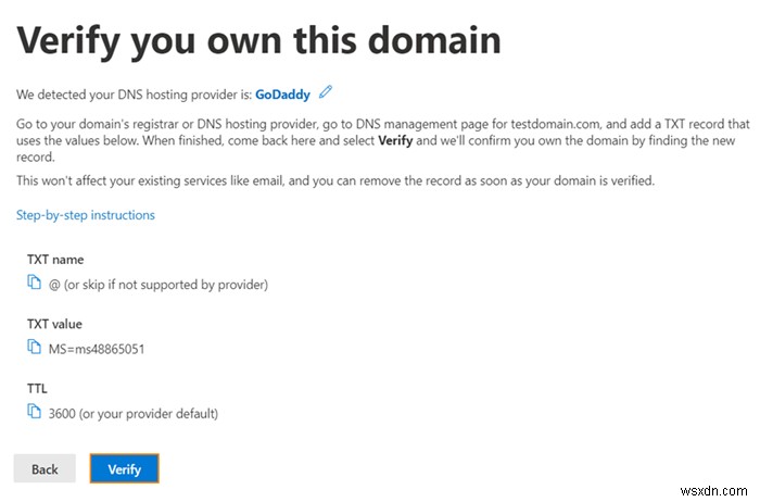 How To add a custom domain name to your Microsoft 365 account