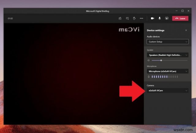 How to use your iPhone or iPad as a webcam in Microsoft Teams on Windows 10