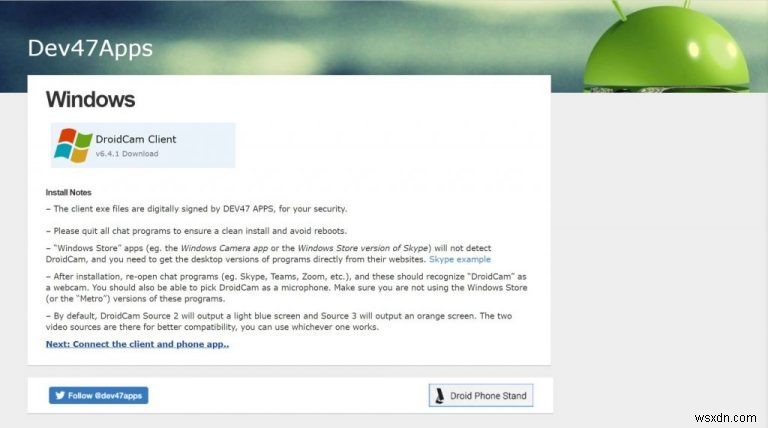 How to use your Android phone as a webcam in Microsoft Teams on Windows 10