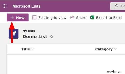 Microsoft Lists - How to create a new list from scratch
