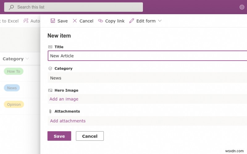 Microsoft Lists - How to create a new list from scratch