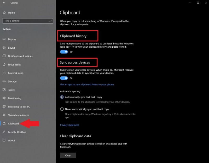How to turn on Clipboard history on Windows 10 to save time