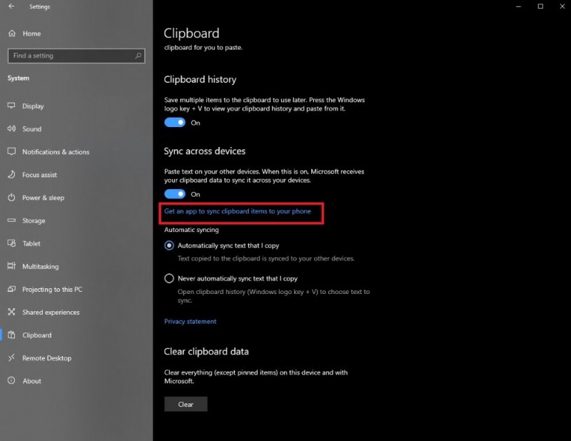 How to turn on Clipboard history on Windows 10 to save time