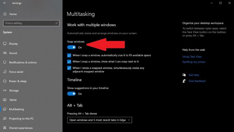 Heres the easiest way to turn off snap assist quickly on your Windows 10 PC