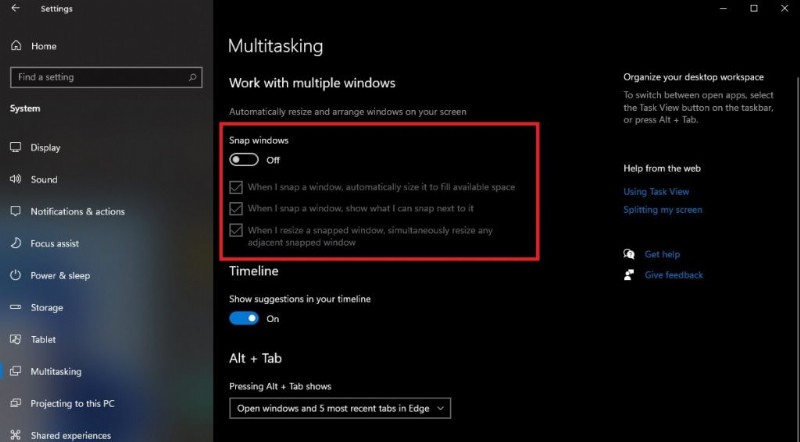 Heres the easiest way to turn off snap assist quickly on your Windows 10 PC