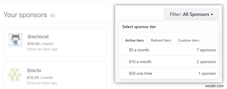 Getting Started with GitHub Sponsors Program to monetize your Windows app