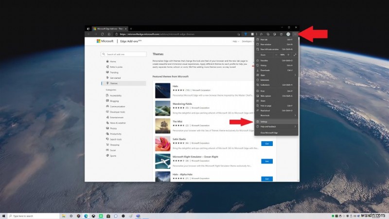 How to apply custom themes instantly on Microsoft Edge