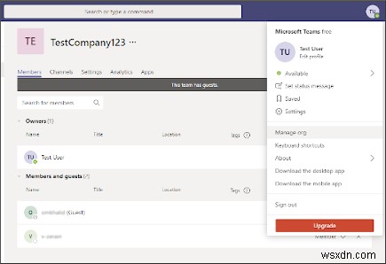 How to delete your Microsoft teams account