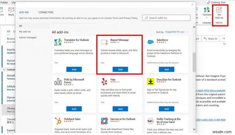 How to report suspicious email messages using Microsoft Outlook Report Message