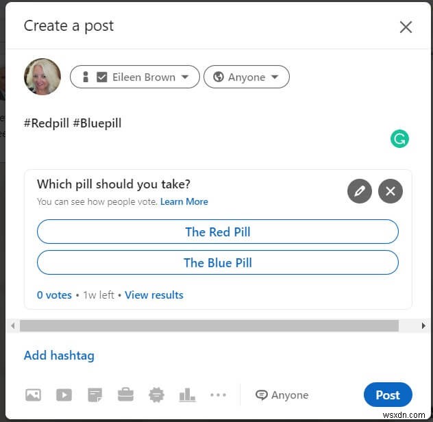 LinkedIn Polls - ask your business connections how they really feel