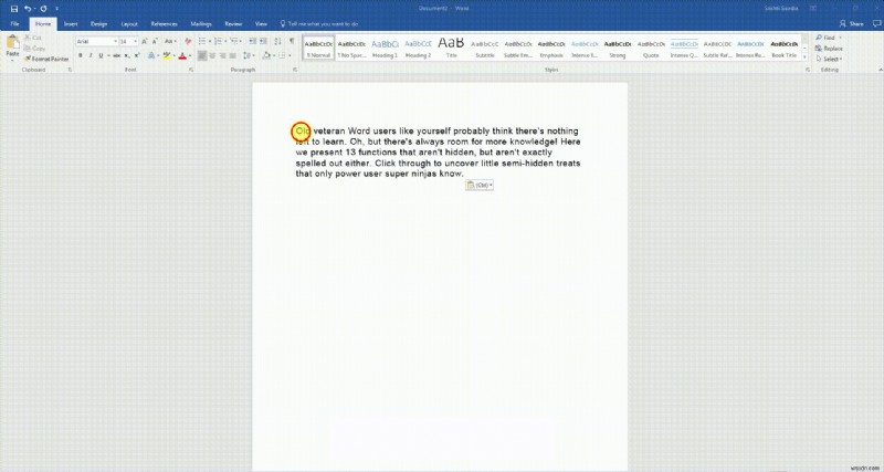 13 Hidden Microsoft Word Tips Revealed