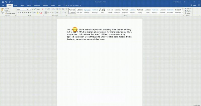 13 Hidden Microsoft Word Tips Revealed