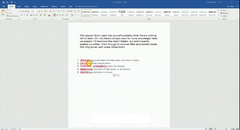 13 Hidden Microsoft Word Tips Revealed