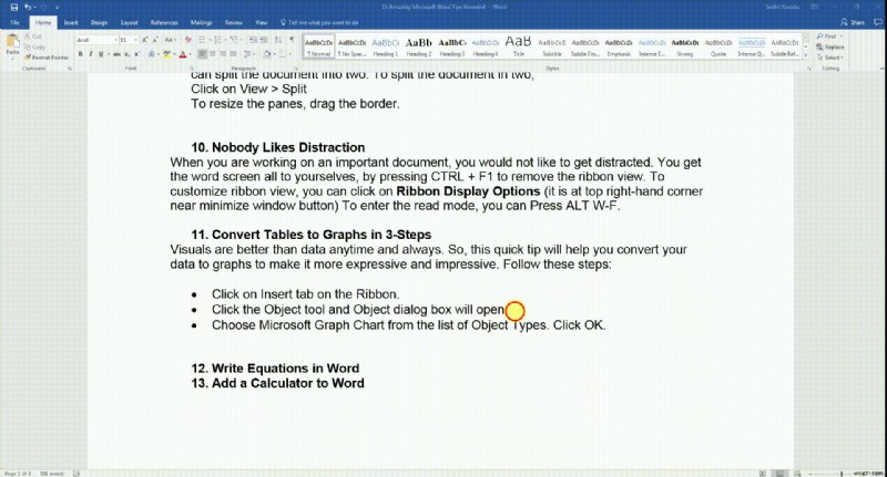 13 Hidden Microsoft Word Tips Revealed