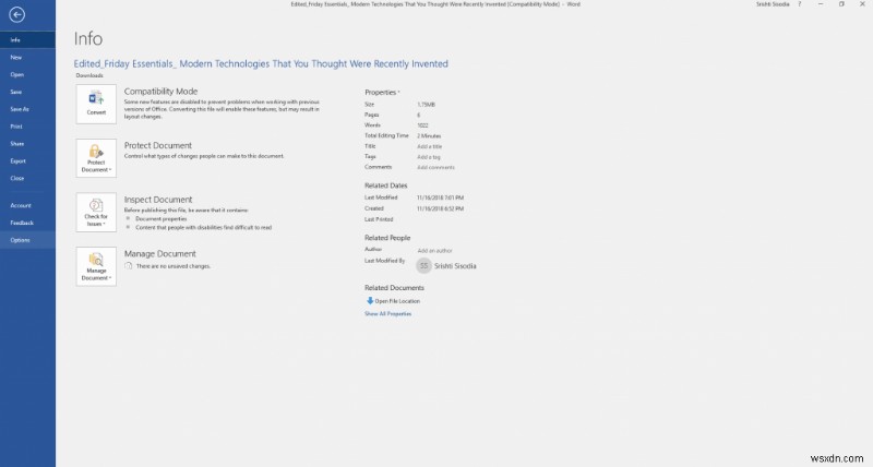 Embed Fonts in a Microsoft Word Document
