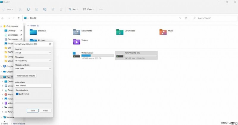 How to Format a Hard Drive in Windows 11