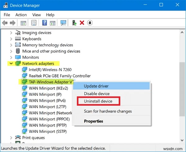 Fix: No TAP Adapters Installed on this System