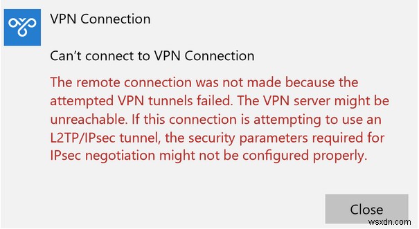 How to Fix VPN Error 800 on Windows 10