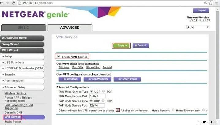 How To Setup VPN On Netgear Router In Windows 10?
