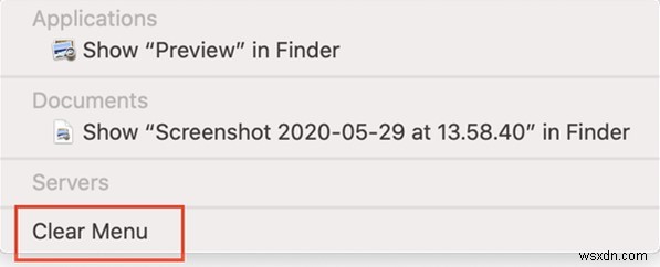 How To Find And Clear Recent Activity On Mac