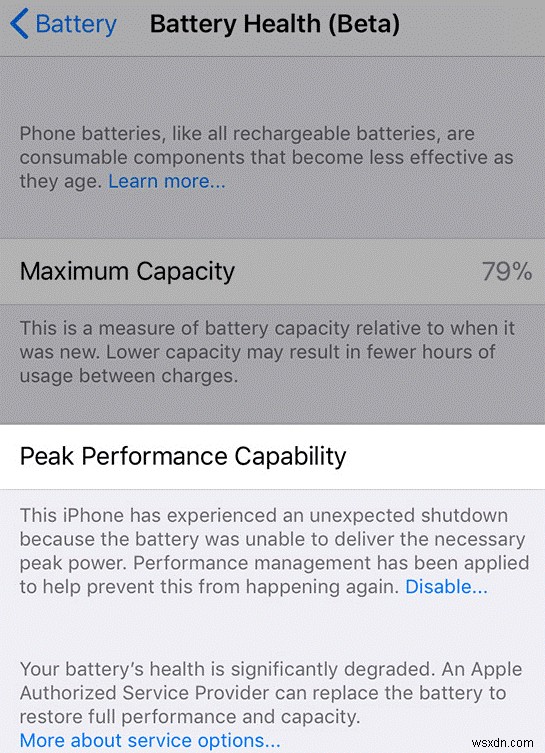 iPhone Allows Disabling CPU Throttling In iOS 11.3