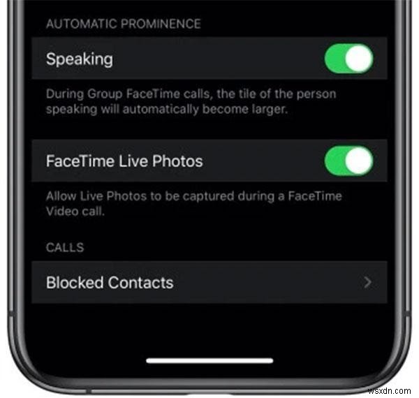 iOS 13.5 – Disable Automatic Face Zooming in FaceTime