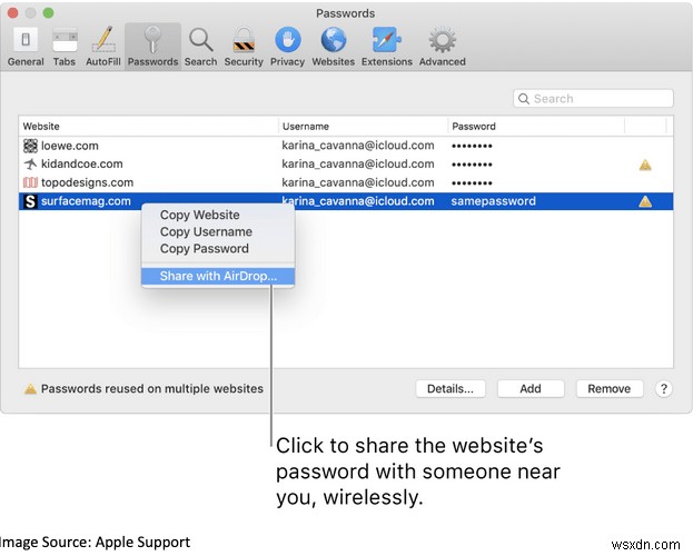 How to Share Passwords Using AirDrop on iPhone, iPad, and Mac