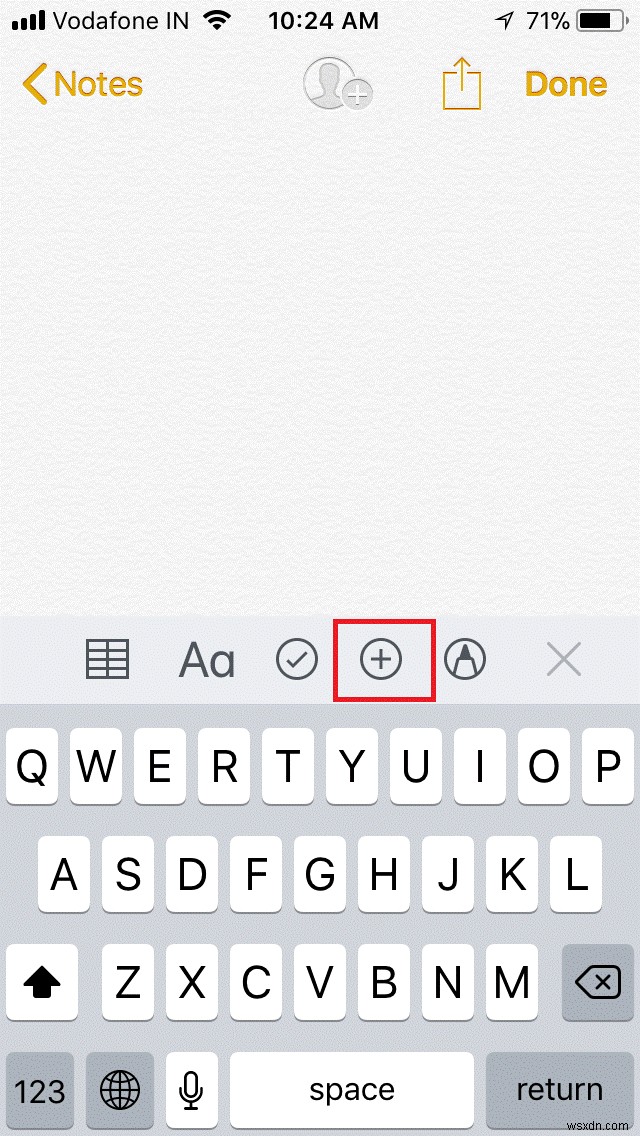 How to Scan Documents using Notes app in iOS 11
