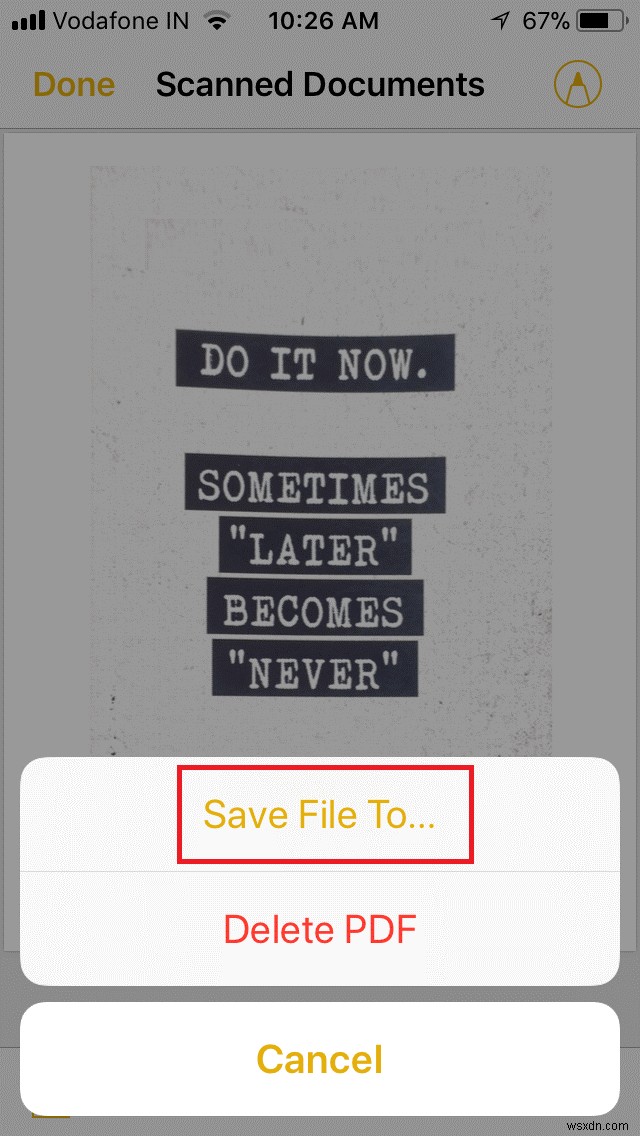 How to Scan Documents using Notes app in iOS 11