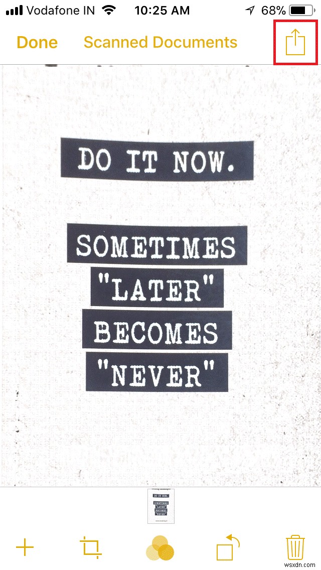 How to Scan Documents using Notes app in iOS 11