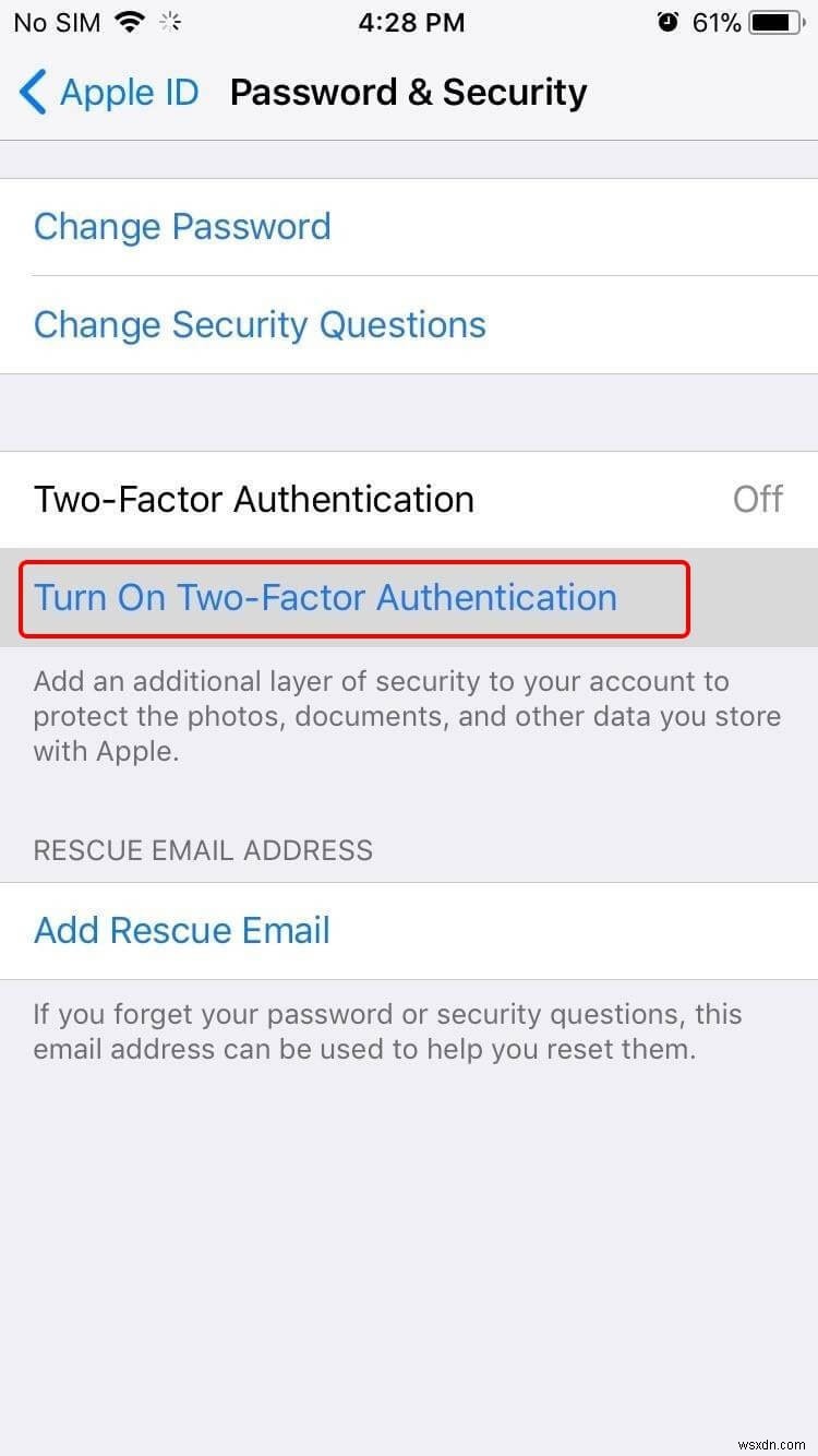 How to Enable or Disable Two-Factor Authentication in iOS 11