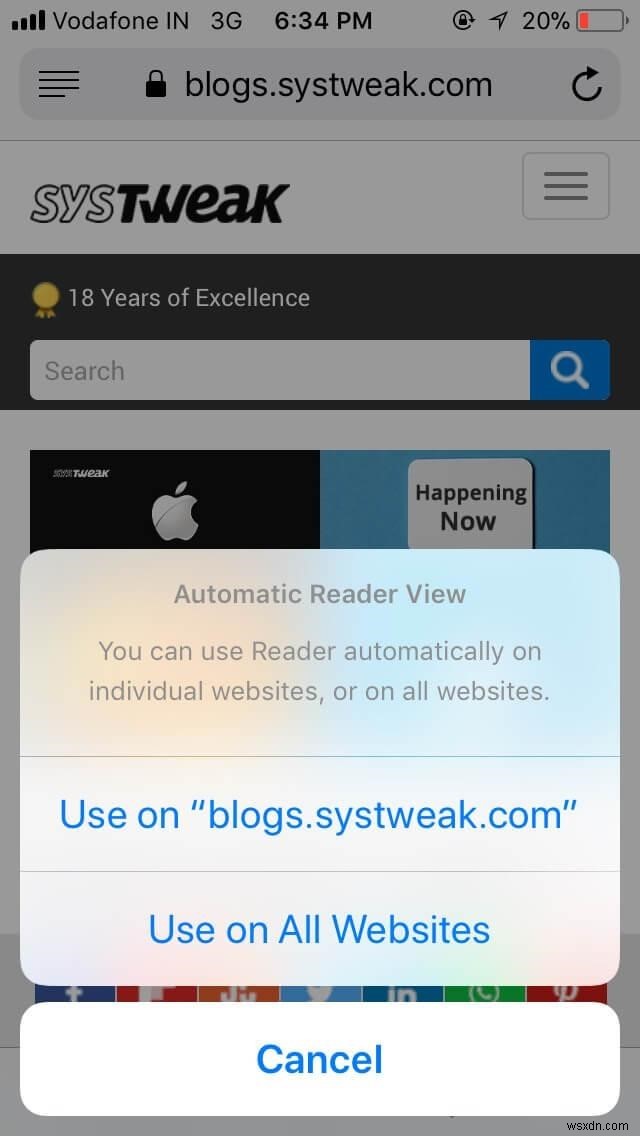 How To Make Safari Automatically Open Websites In Reader Mode