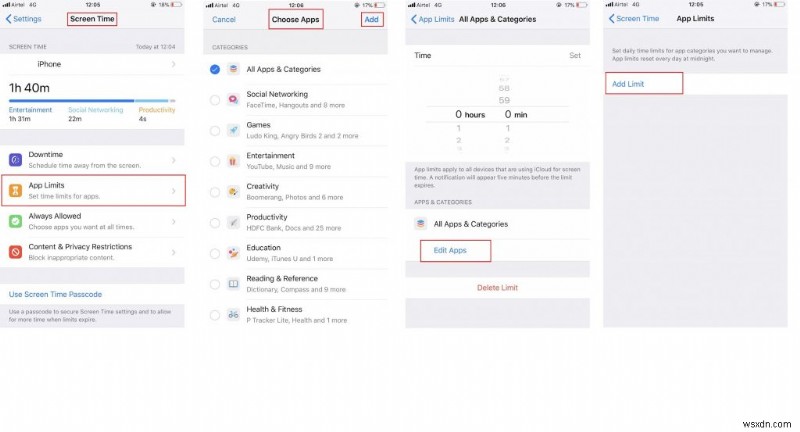 How to use iOS 12 Screen Time & App Limits Features