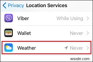 Fix Weather Widget Not Working On iOS 11