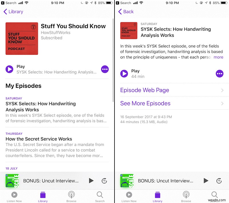 How to Use the Podcasts App on iOS 11