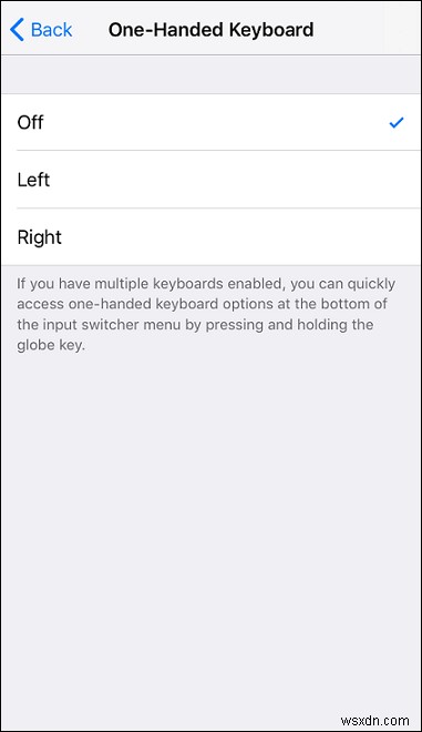 How to Enable One-Handed Keyboard on iOS 11