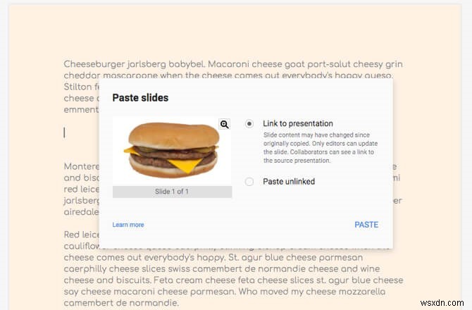 How to Embed a Google Slide Into A Google Doc