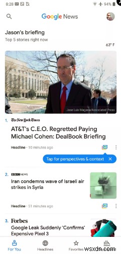 Say Hello To Google News App!