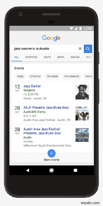 Google Search Will Help You To Find Nearby Events