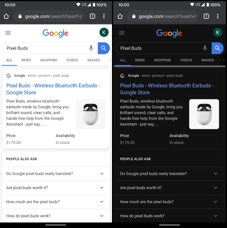Google’s Search App Finally Gets Dark Mode for Android and iOS