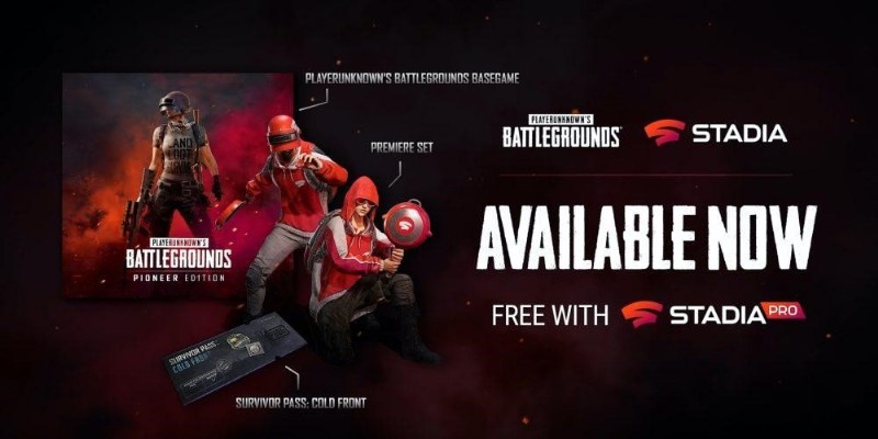 PUBG Now Available on Google Stadia