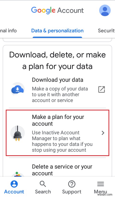 Set Your Google Account To Auto Delete After Certain Time Of Inactivity