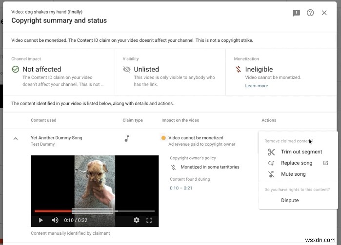 YouTube’s New Update On Copyright Claim